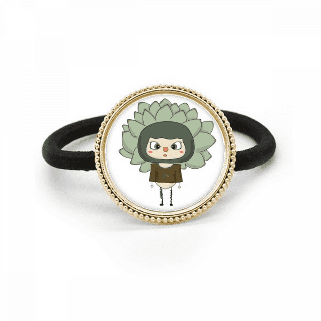 Cinta para el pelo de metal Planta jugosa belleza solar Unbranded 2.5 cm