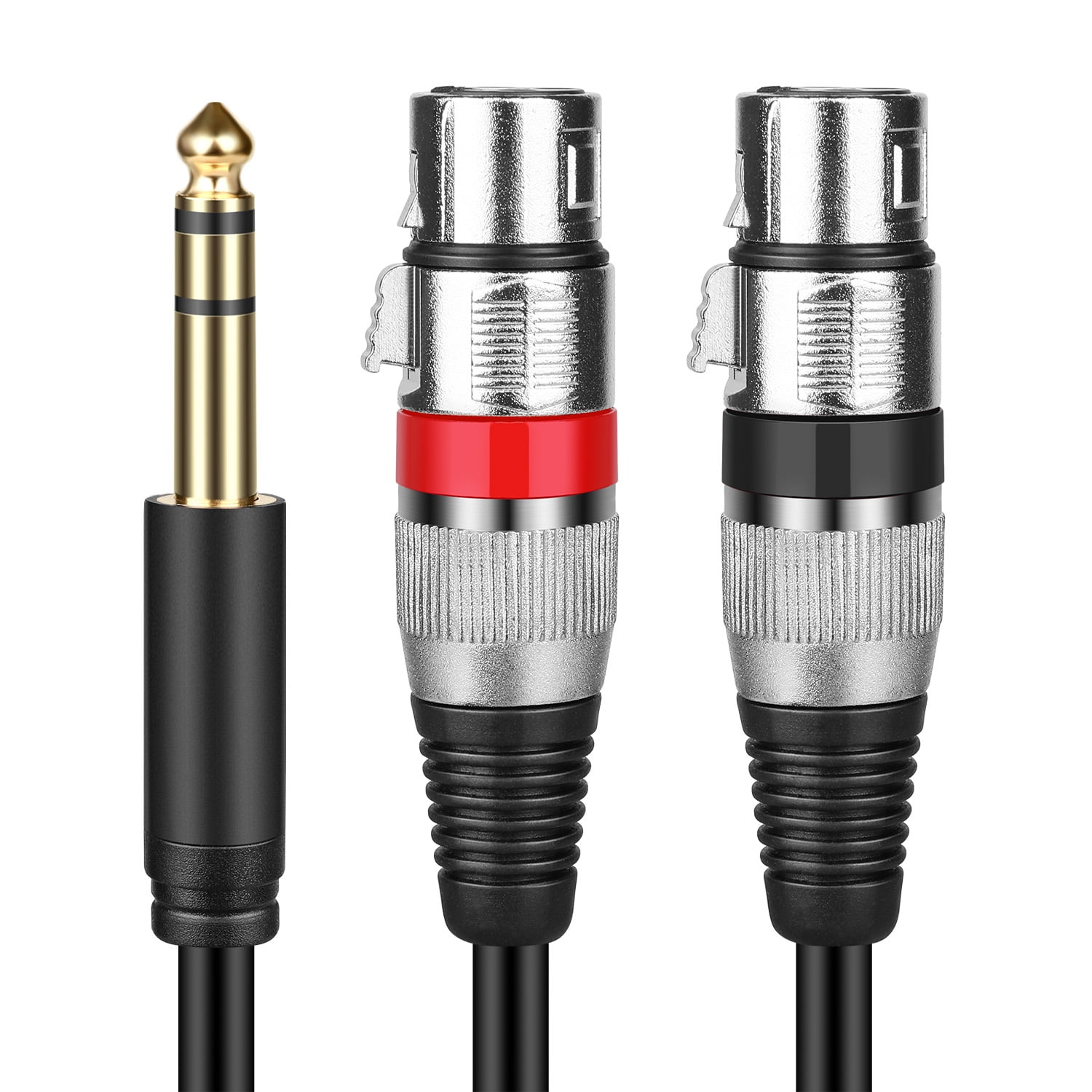 Cables & Leads TNP 6.35mm to XLR Female Adapter Cable Male to Female