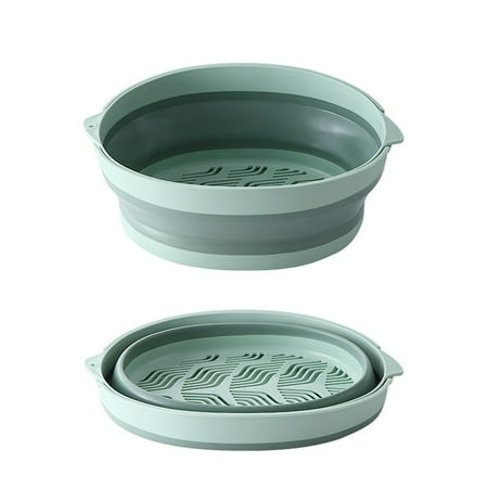 

Collapsible Colander Fruits And Vegetables Drain Basket Adjustable Strainer Over The Sink For Kitchen Drain Strainer Space Saving