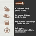 thumbnail image 6 of PureBites Turkey Freeze Dried Dog Treats, 1 Ingredient, 2.47oz, 6 of 7