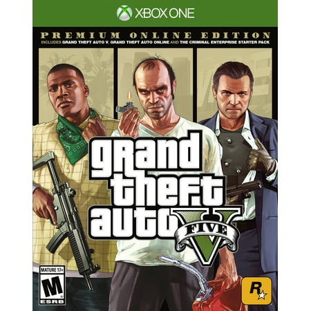 Grand Theft Auto V 5 Premium Online Edition (Xbox One)