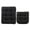 Black, variant on SINGES Rocking Cushion Set for Rocking Chairs Chair Pad,Seat Cushion+Back Cushion (Seat cushion: 17"x17",Back cushion: 17" x21")
