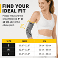 thumbnail image 6 of CAMBIVO Elbow Compression Sleeve 1 Pair, Tennis Elbow Brace for Men & Women, Breathable Elbow Support for Tendonitis, Golfer's Elbow, Arthritis, Bursitis, Swelling & Joint Pain, 6 of 6