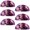 Multicolored, variant on PhooArto 6 Pcs Cup Drawer Pulls, Purple Galaxy Sloth Shell Shape Handles Cabinet Knobs for Dresser Cupboard Closet Wardrobe with Screws