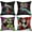 Jack Joker, variant on Halloween Clown Joker Decorative Throw Pillow Covers 16 x 16 Set of 4, Creepy Circus Float Balloon Hammer Cushion Case Decor, Scary Horror Polka Dot Holiday Home Decoration for Sofa Couch