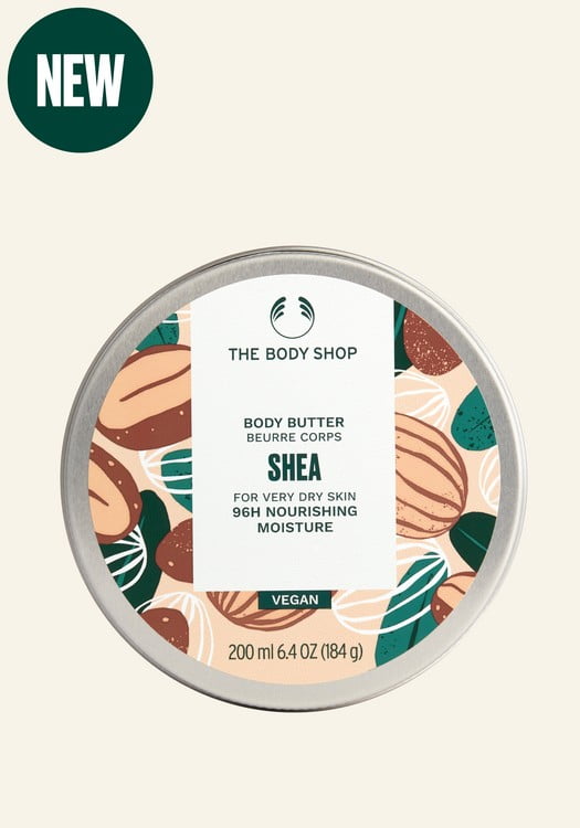 The Body Shop, Shea Body Butter, Nourishing and Moisturizing,  6.4 OZ (200 ml)