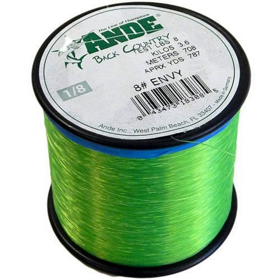 Ande A18-15GE Premium Mono Line 1/8Lb Spool 15 lb 375 Yards Green Hi-Vis