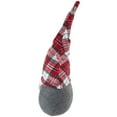 thumbnail image 7 of Northlight Gnome with Pointy Plaid Hat Christmas Figure - 18.75" - Gray and Red, 7 of 7