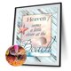thumbnail image 1 of Cuadros Decorativos Kit de pintura de diamante 5D, letras de playa DIY, decoración de imagen de mosaico de taladro redondo completo Tmvgtek embutido en tela, 1 of 9