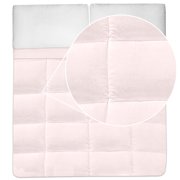 Down Alternative Polyester Box Stitch Microfiber Comforter - Twin
