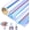 Blue, variant on Iridescent Cellophane Wrap for Gift Baskets 66 Ft X 17 In Cellophane Wrap Roll Gift Basket Wrapping Plastic for Candy Basket Treats Flower Birthday Gifts DIY Crafts (Iridescent Blue)