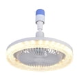 thumbnail image 2 of Ventilador de cristal Fiudx universal sin espiral E27 con control remoto, 2 of 3