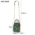 thumbnail image 2 of FORMRS Crossbody Bag for Women Quilted Travel Shoulder Cell Phone Purse with Chain Strap Handbag, Green Christmas Gingerbread, 2 of 7