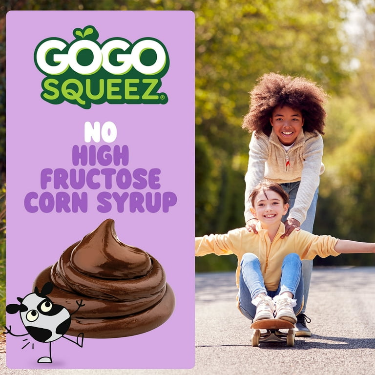 GoGo squeeZ Puddingz On-the-Go Chocolate Pudding Snack Pouches, 3
