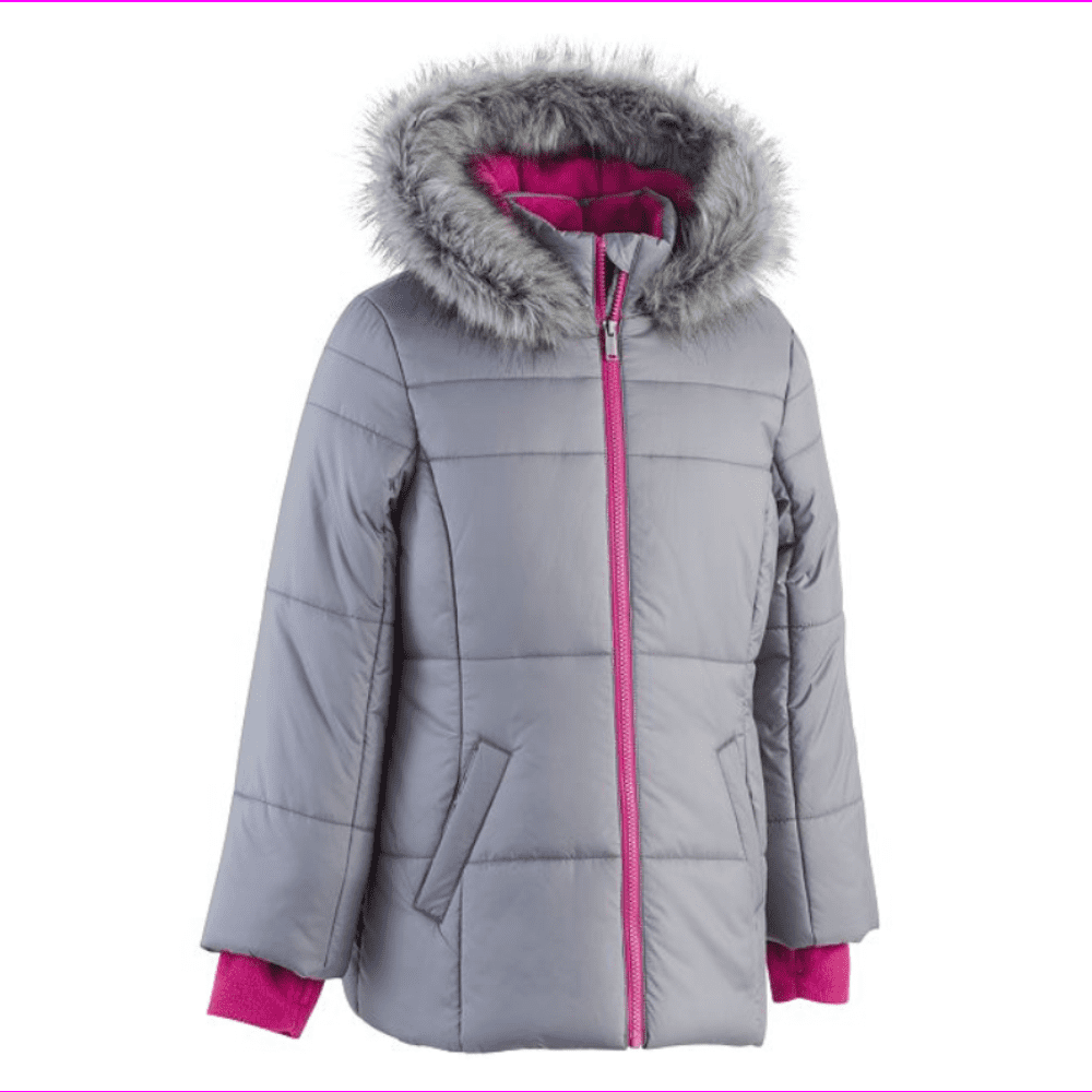 calvin klein pink puffer jacket