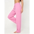 thumbnail image 2 of ZunFeo Fleece Lined Sweatpants Women Warm Plush Wide Leg Pants Elastic High Waisted Trousers 2025, 2 of 7