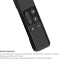 thumbnail image 4 of Étui de Protection en silicone Antidérapant avec Sangle de Poignet compatible avec Télécommandes Apple TV 4K 4e Génération Siri, 4 of 5
