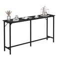 thumbnail image 7 of Ktaxon Modern Pub Dining Table for 6~8 People, 71" Long Bar Table Rectangle for Home, Black (Only Table), 7 of 7