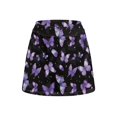 thumbnail image 2 of Uorisango Purple Butterfly Tennis Golf Skirts for Women Breathable Polyester Spandex Fabric Golf Athletic Activewear Skorts with Shorts Daily Wear with Pockets for Workout Sports, 2 of 7