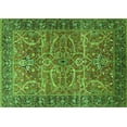 thumbnail image 1 of Ahgly Company Indoor Rectangle Oriental Green Industrial Area Rugs, 2' x 3', 1 of 4