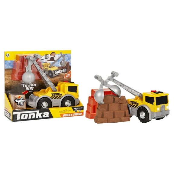 Tonka - Build and Smash - Demolition Truck with Tonka Tough Dirt