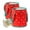 Red, variant on 2Pack Thickened Christmas Light Storage Bag with Cardboard Wraps Xmas Holiday Light Bulbs Storage Bags with Dual Zippered Closure and Reinforced Handles