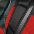 thumbnail image 6 of For Chevrolet Equinox 2018-2023 FH Group Neoprene Waterproof Custom Fit Car Seat Covers  - Red Rear Set, 6 of 12