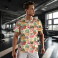 thumbnail image 3 of Wukai High Detail Succulent Print Men's Short-Sleeved Mesh T-Shirt,Quick-Dry Short Sleeve Workout T-Shirt-Medium, 3 of 8