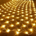 thumbnail image 1 of Color personalizado 1,5x1,5 M/2x 3M/4x6M8*10M guirnalda ventana cortina LED red malla Navidad Hada luz boda fiesta vacaciones Luz, 1 of 4