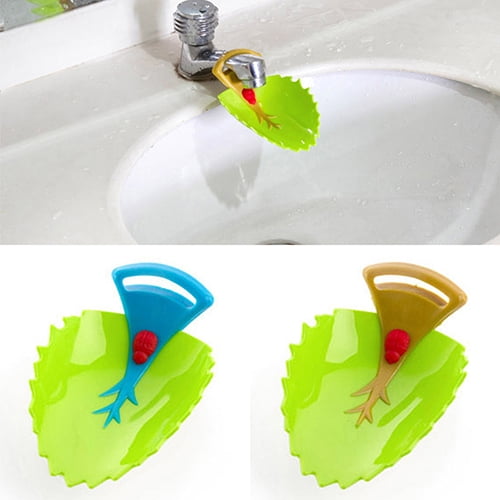 NUZYZ Toddler Kids' Bathroom Hand Washing Helper Leaf Style Sink Faucet Extender