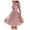 Pink, variant on CAICJ98 Wedding Guest Dress Women's Ruched Bodycon Sleeveless Dress One Shoulder Wrap Belted Ruffle Hem Party Midi Dress Pink,M