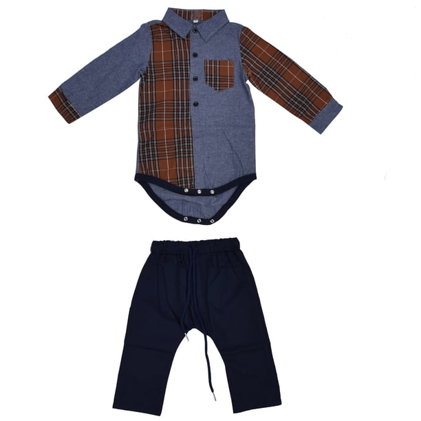 Conjuntos De Ropa Para Niños, Amigable Con La Piel, Fácil De Limpiar, Transpirable, Para Bebés, Conjunto De Pantalones De Manga Larga Para Cumpleaños, Para Niños, Para Niños Fyydes Descripción de la referencia