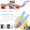 thumbnail image 3 of Senior Nail Clippers Set with Built-In Collection Box Wide Jaw Fingernail And Angled Head Toenail Clippers for Thick Nails Professional German Nail Scissors for Men Women, 3 of 8
