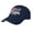 navy, variant on 250 Years American 1776-2026 250th USA Patriotic Mesh Sandwich Brim Hat for Women Men, Trucker Cap, Polyester, Fits 22-23" Head - black