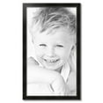 thumbnail image 2 of ArtToFrames 21" x 37" Honors Black with Silver Picture Frame, 21x37 inch Black Wood Poster Frame (WOM-5157),  Pack, 2 of 7