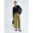 thumbnail image 2 of Free Assembly Women's Deep V-Neck Sweater with Long Sleeves, Midweight, Sizes XS-XXL, 2 of 5