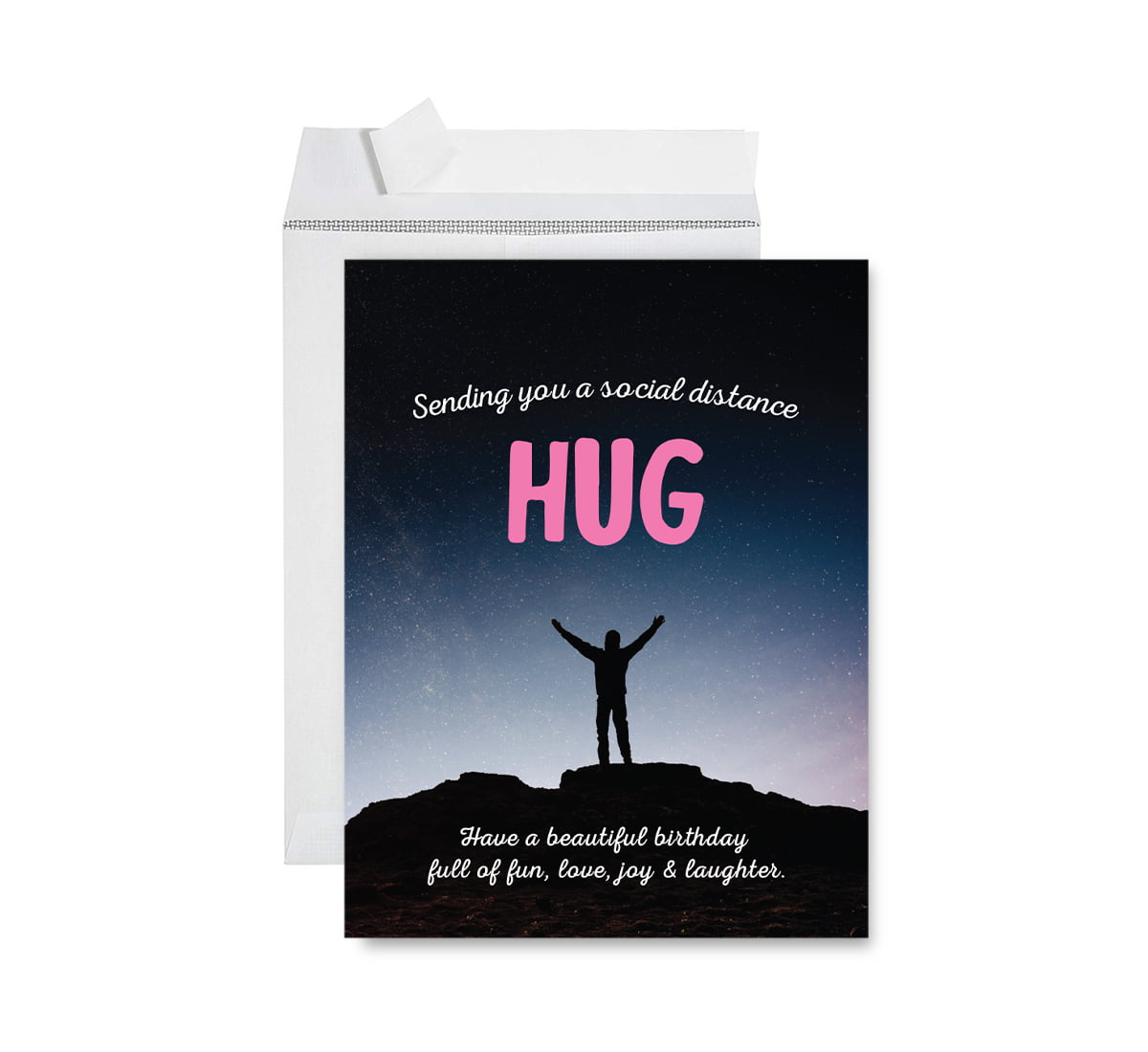 Sending A Hug Greeting Card Social Distancing Quarantine Love