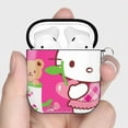 thumbnail image 4 of Hello Kitty AirPods 2nd Generation Protective Case (Hard Shell Black) AirPods Protective Case PC Protective Case Buckle, Compatible with Apple AirPods 2nd Generation Charging Box, 4 of 5