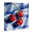 thumbnail image 2 of Stupell Industries Traditional Three Picnic Cherries on Gingham Canvas Art, 17 x 17, by Kate Jarvik Birch, 2 of 8