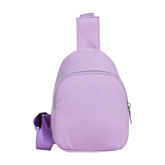 Konghyp Small Sling Bag Lightweight Nylon Chest Crossbody Purse, Casual Daypack for Travel, Shopping, Walking, Adjustable Shoulder Strap, Durable Nylon, Secure Zipper Closure, Versatile Bag