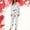 White1, variant on YTCAMLO 2 Piece Valentines Womens Pajama Sets Casual Long Sleeve Shirts Pj Pants Button Down Sleepwear Cute Festival Printed Pj Sets, White1 XL