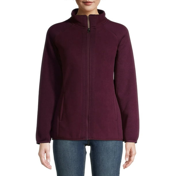 Time and Tru Time and Tru Women's Sweater Fleece FullZip Jacket