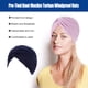 thumbnail image 2 of Minnieouse Musulmanes Turbante Hijabs Gorras Cruz Pre-Atado Sombrero Indio Transpirable Elasticidad Beanie Chemo Cover Mujeres Headwear azul Type3 NO3, 2 of 6