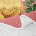 thumbnail image 5 of Homewish Funny Chihuahua Dog Quilt Full,Kawaii Floral Full Bedspread Sets,Pink,3pcs, 5 of 7