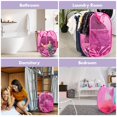 thumbnail image 6 of Miaocao Pop Up Laundry Hamper, 70L Collapsible Mesh Laundry Basket with Side Pocket, Foldable Dirty Clothes Hamper with Sturdy Reinforced Handles for Home Dorm Bedroom Travel Bathroom Storage, Black, 6 of 7