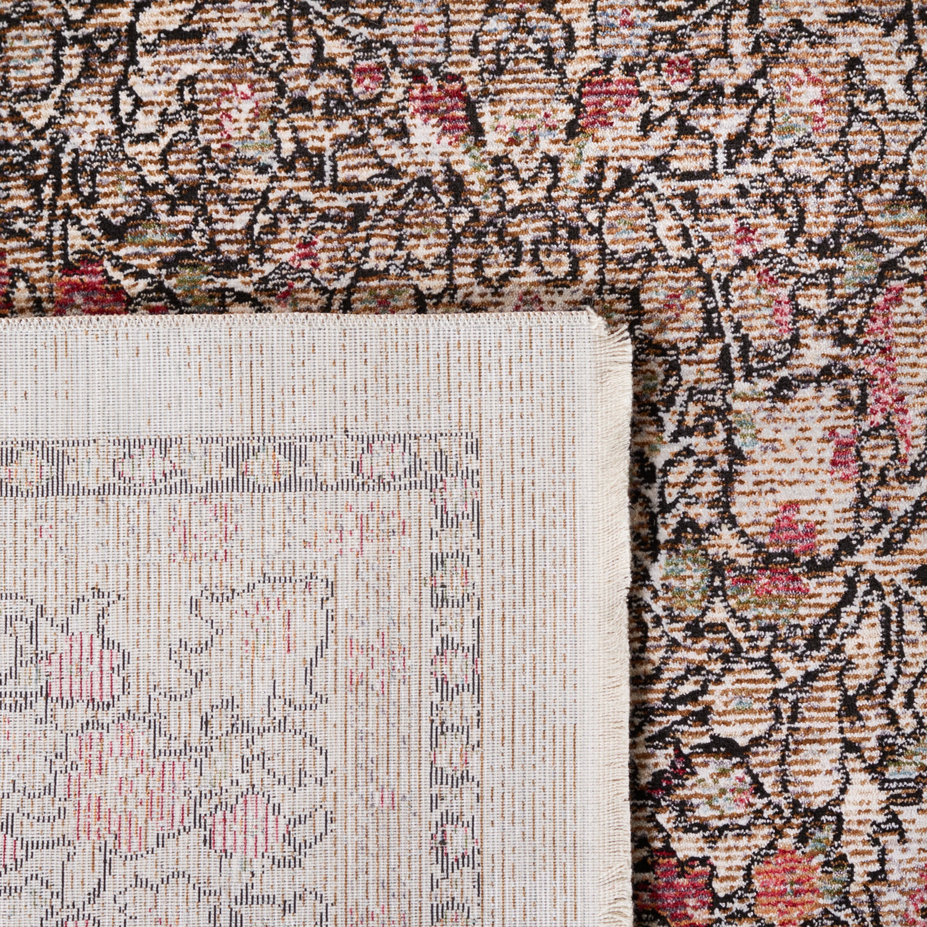 SAFAVIEH Crimson Codie Distressed Area Rug, Beige/Brown, 5' x 7'