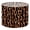 Color 1, variant on Linen Drum Lampshades Rusty Metal Chains Patterned Grid Steampunk 13"x13"x10" Light Shade for Table Lamps Floor Lamp Shades Lampshade Replacement Assembly Required
