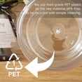 thumbnail image 4 of Triani 3Pcs Clear Plastic Jars with Lid 1401ml Round Wide Opening Storage Jar BPA Free Food Safe Airtight Food Storage Container Kitchen Household Craft Storage, 4 of 7