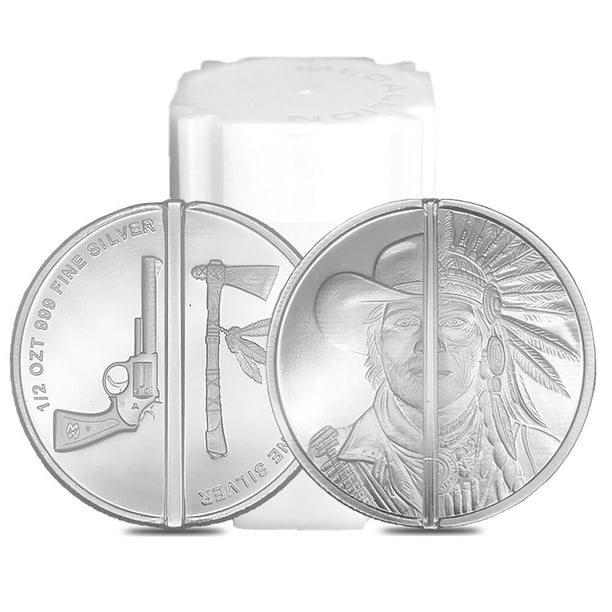 1 oz West Silver Round .999 Fine - Walmart.com