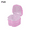 Pink, variant on Denture Bath Case Dental False Teeth Storage Box w/ Hanging Net Container ~2025-Light blue